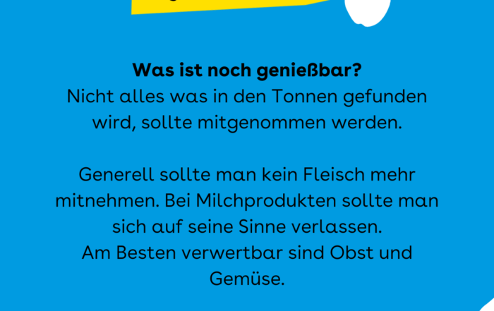 4 Fakten über das Containern und Lebensmittel.
