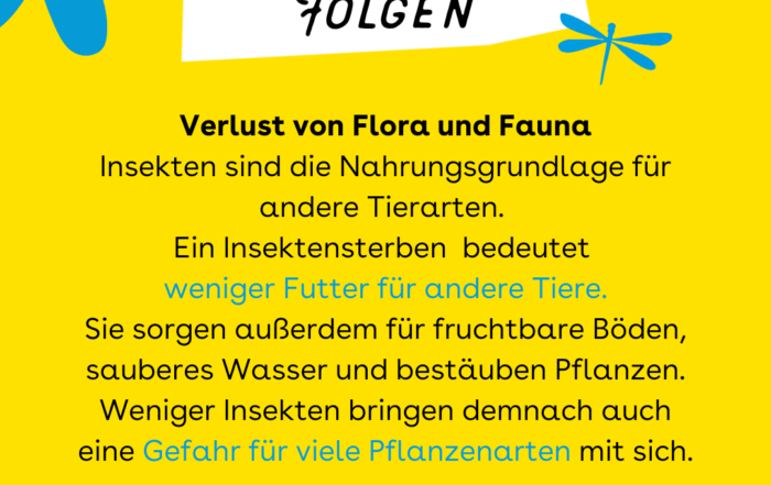 Folgen Insektensterben